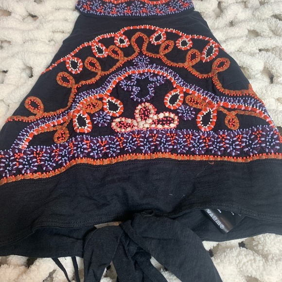 Free People GOA Tank/Crop Top Black - Picture 4 of 8